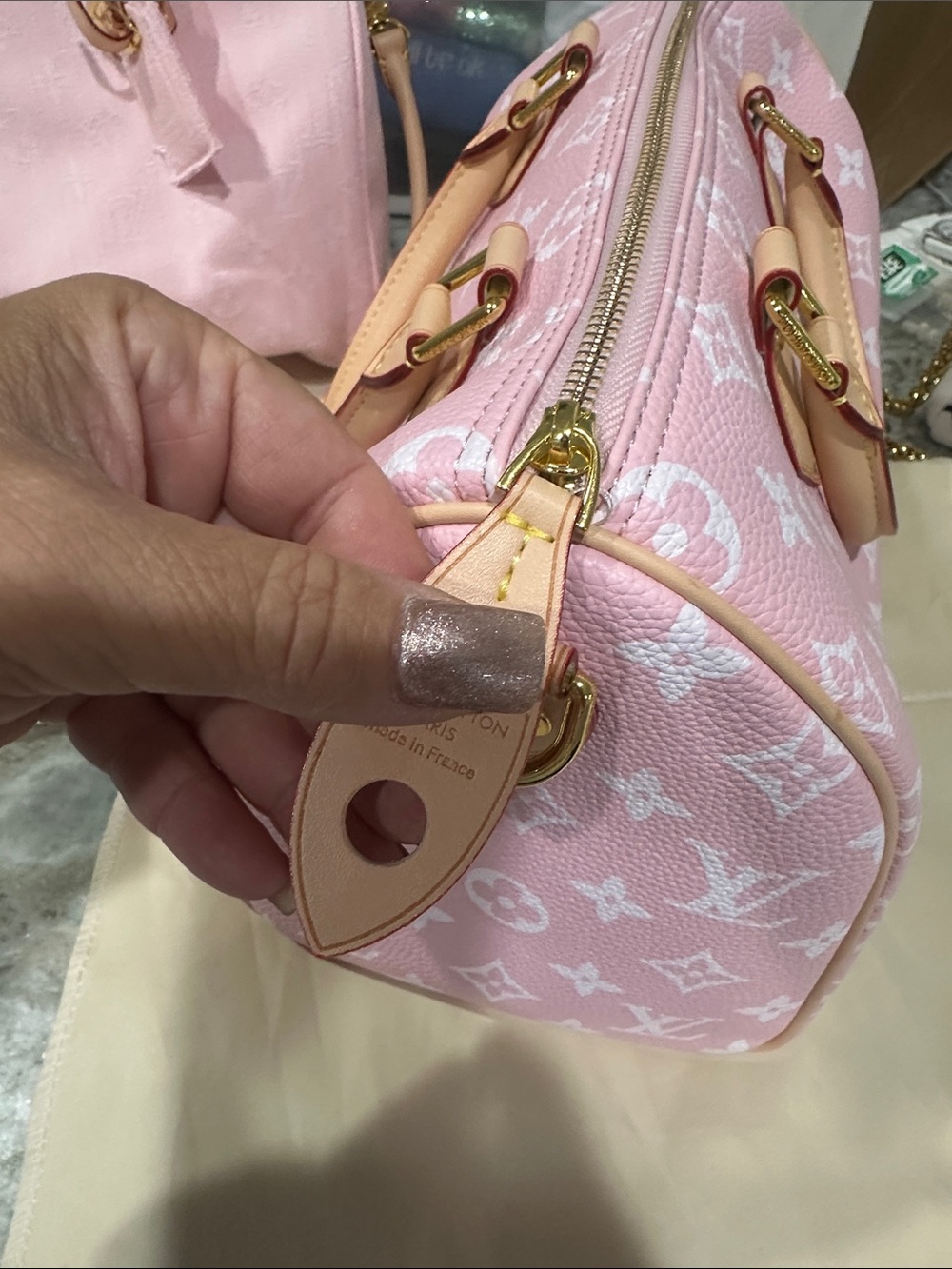 UNBRANDED Baby Pink Monogram size 30 Handbag. It’s beautiful - Picture 6 of 15